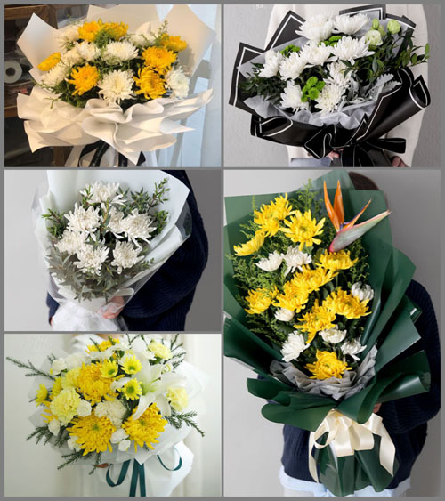 广东梅州市五华县龙村镇梧溪村白事花束代送